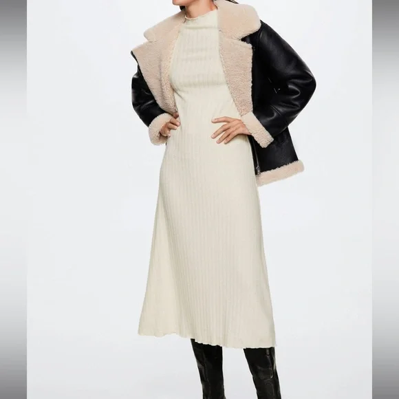 MANGO Knitted Maxi Sweater Dreess, UNWORN - Picture 4 of 4